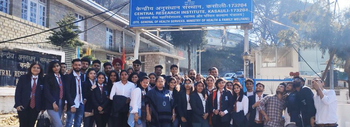 CRI Kasauli Industrial Visit for Biotechnology Students 