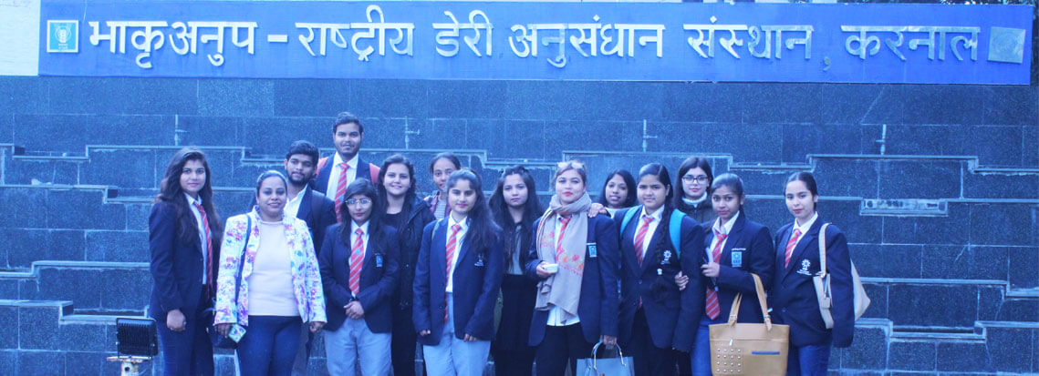 Biotech students visited National Dairy Research Institute (NDRI), Karnal 