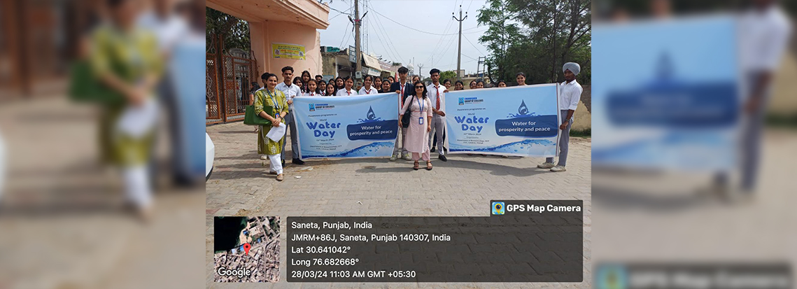 Report World’s Water Day 2024 organized by Biotechnology Department