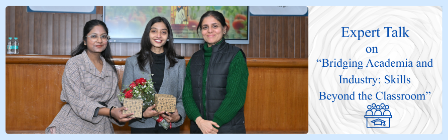Expert Talk on “Bridging Academia and Industry: Skills Beyond the Classroom” in collaboration with Fitelo, Mohali 