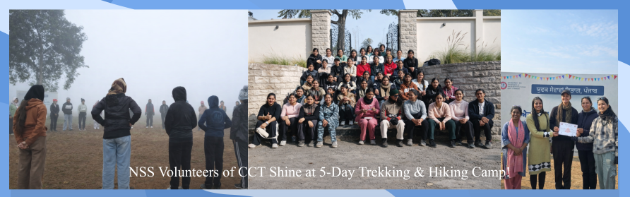 NSS Volunteers of CCT Shine at 5-Day Trekking & Hiking Camp! 