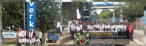Industrial visit to Verka Milk Plant